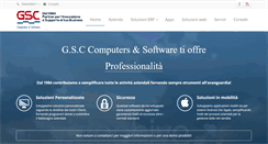 Desktop Screenshot of gsccomputers.it